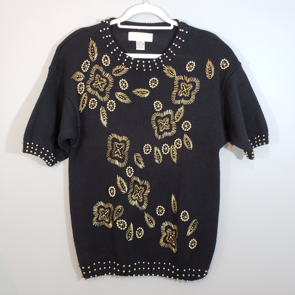 LIKE NEW! Western Connection Embellished Sweater